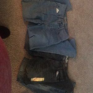 4 pairs old navy pants 1 boot style 1 regular